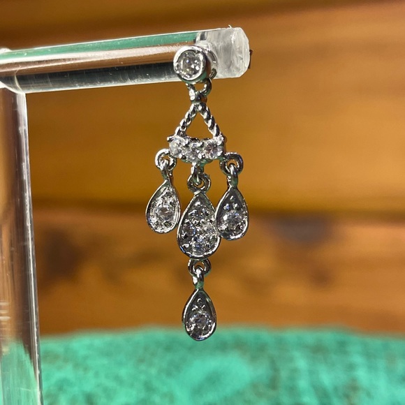 925 Silver Dangling Earrings - Picture 5 of 8